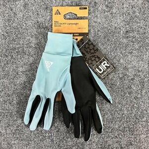 NWT Nike ACG Gloves Men Large Blue Black Dri-FIT Lightweight Touchscreen Running